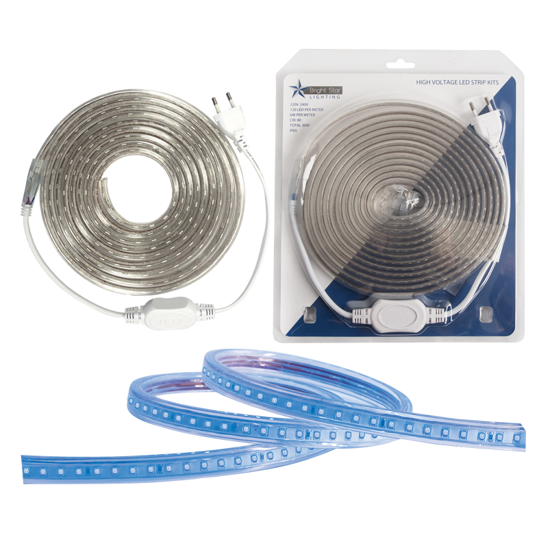 5M Blue LED Blister Pack Strip Light, IP65 (HVS404 – BLUE)