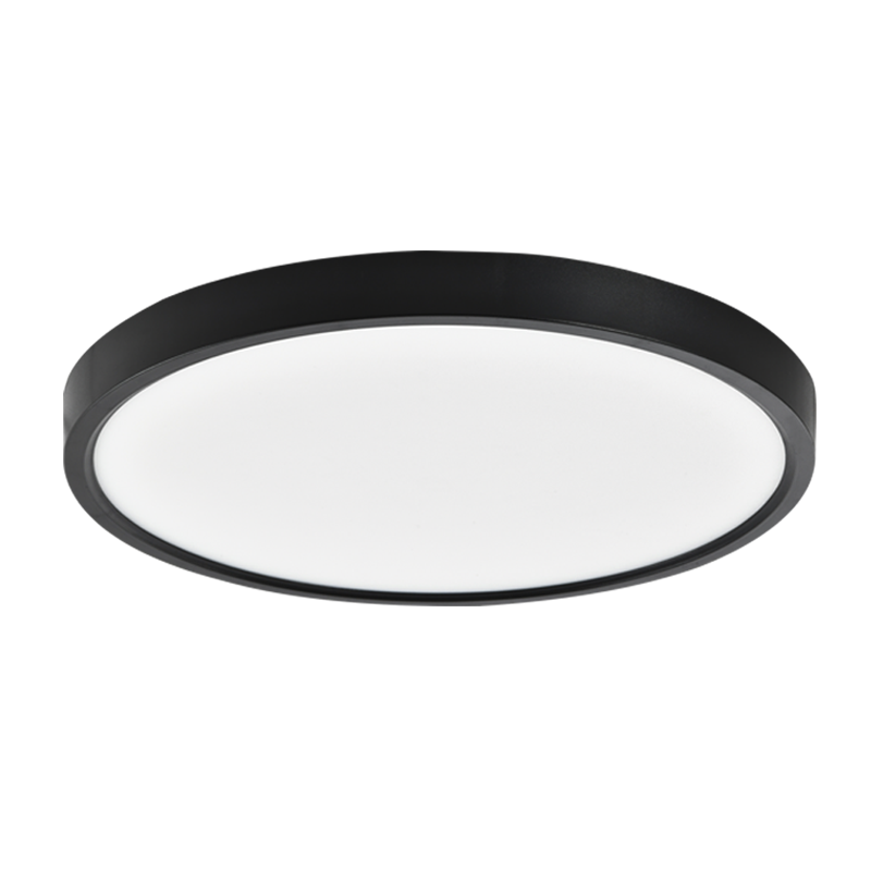 LED ABS Ceiling Fitting. IP20 (CF566 MATT BLACK)