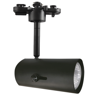 Black Die Cast Aluminium Tracklight (S111/1 BLACK)