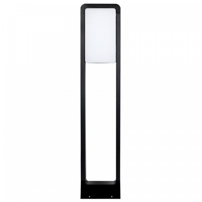 Aluminium Standing Lantern, IP65 (LFL028 MATT BLACK)