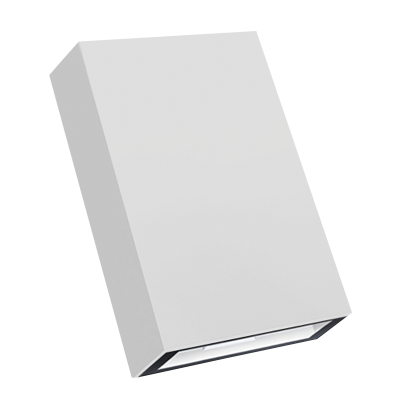 PC LED Wall Light, IP65 (L376 MATT WHITE)