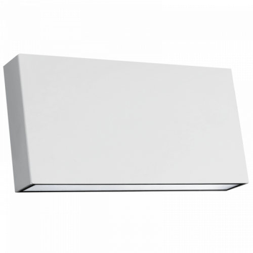 PC LED Wall Light, IP65 (L379 MATT WHITE)