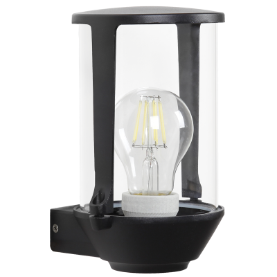 Die Cast Aluminium with Clear Glass, IP65 (L380 SAND BLACK)