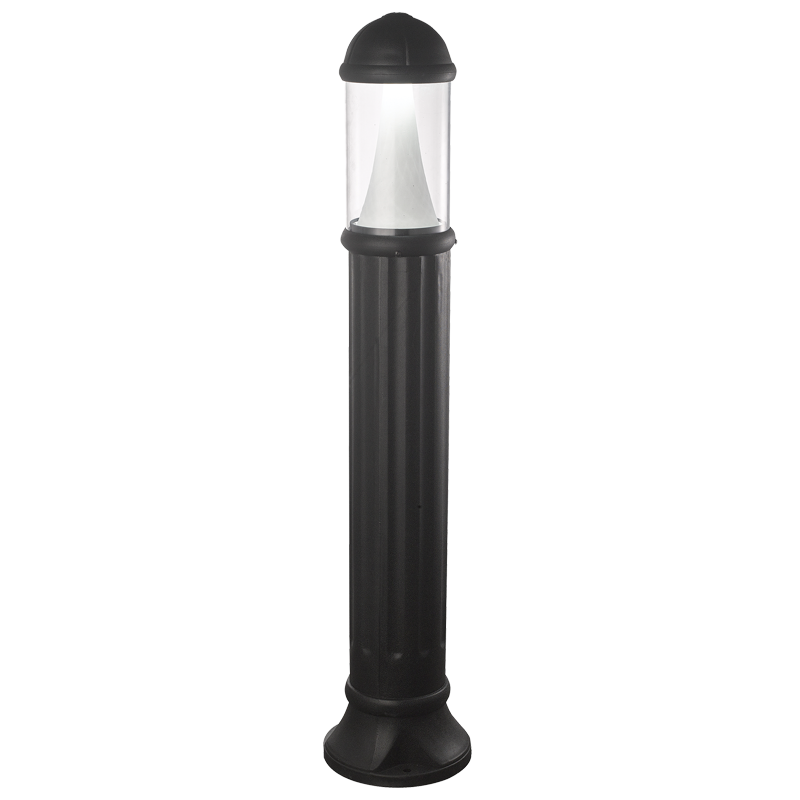 PVC Bollard, ABS Body and PC Diffuser (LFL030 BLACK)