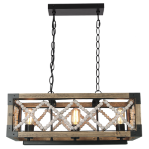 Metal and Wood Bead Pendant (PEN820 BEAD)