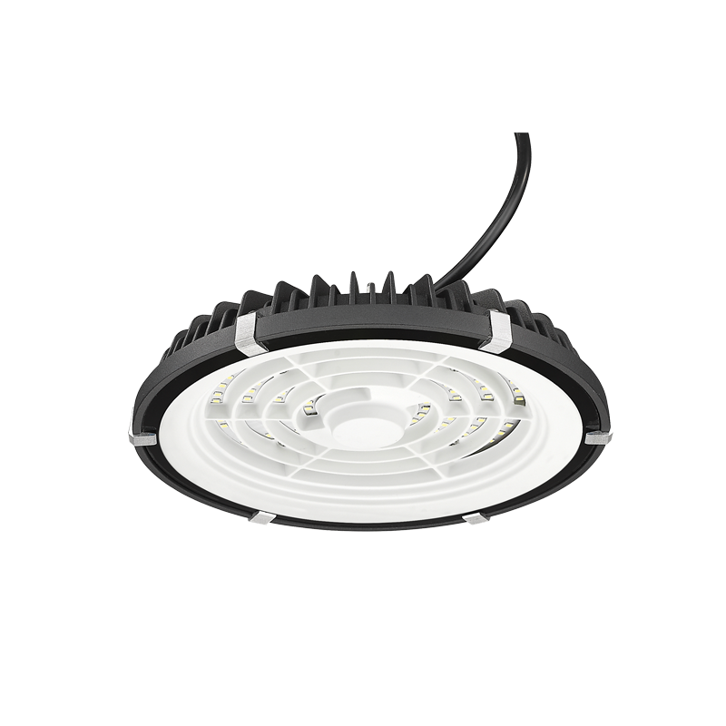 Aluminium and Tempered Glass UFO High-Bay, IP65 (PEN923/100W BLACK)