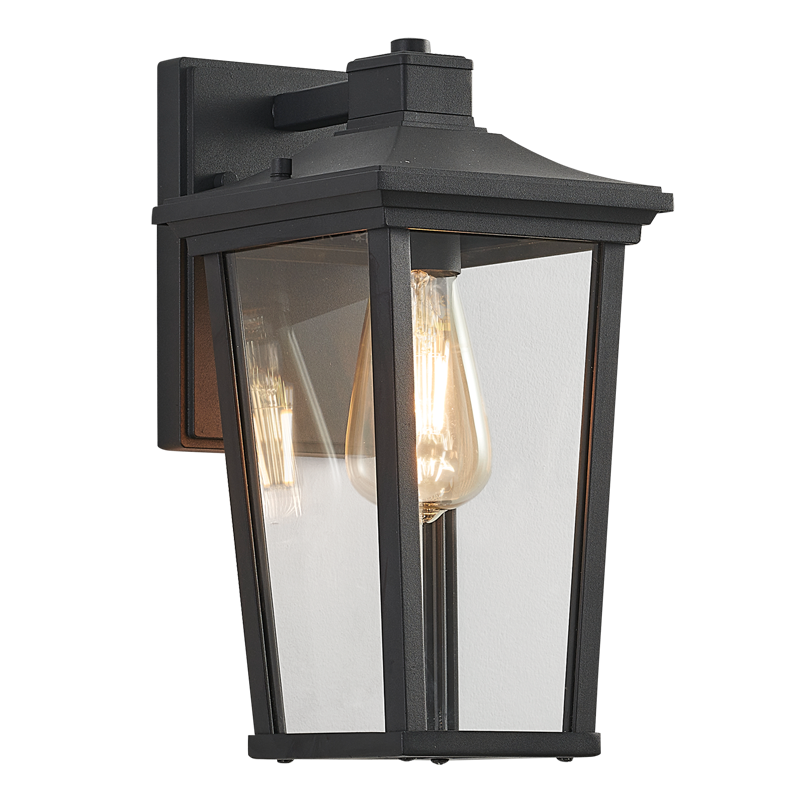Metal with Clear Glass, IP54 (L535 BLACK)