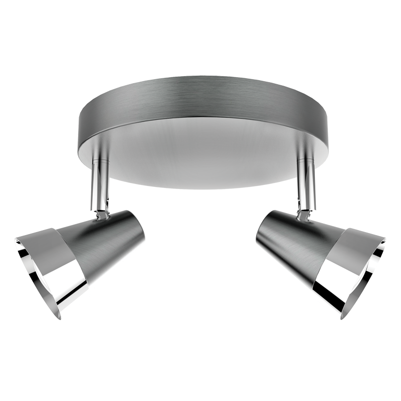 Satin Chrome and Polished Chrome Spotlight (S171/2 SATIN)