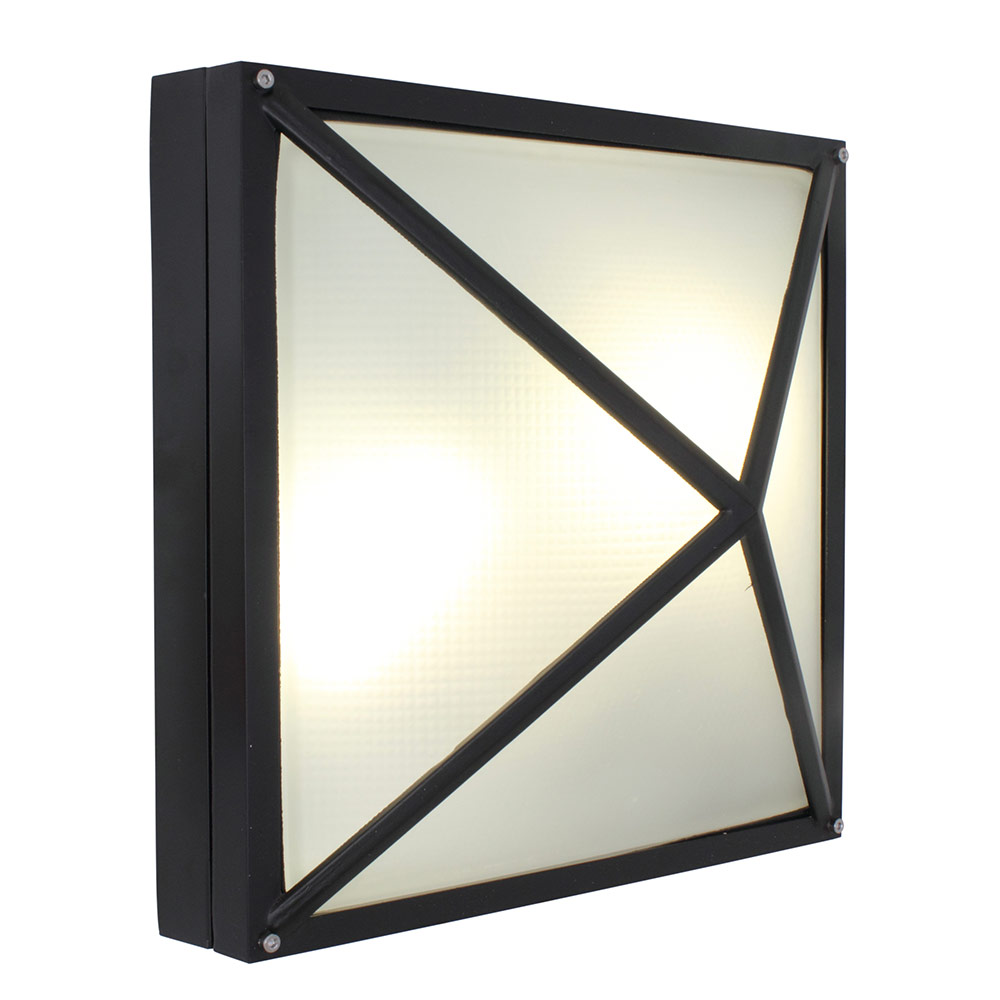 Bulkhead large with cross black (B105B)