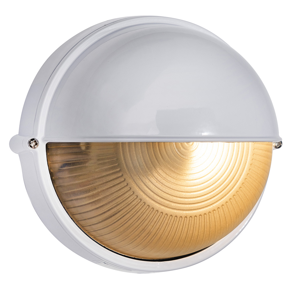 White Round Small Eyelid Bulkhead (B117W)