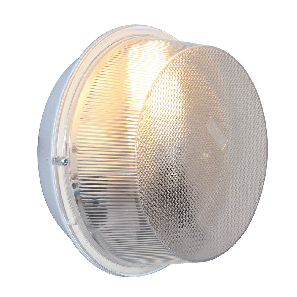 Round bulkhead aluminium/polycarbonate (B177)