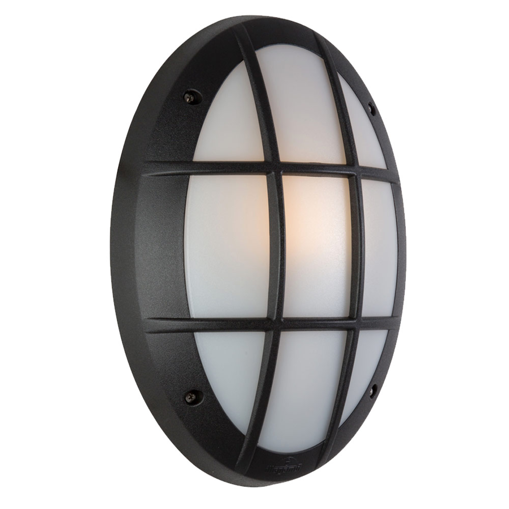 Fumagalli Danzi oval bulkhead with grid black/opal (B229BFU)