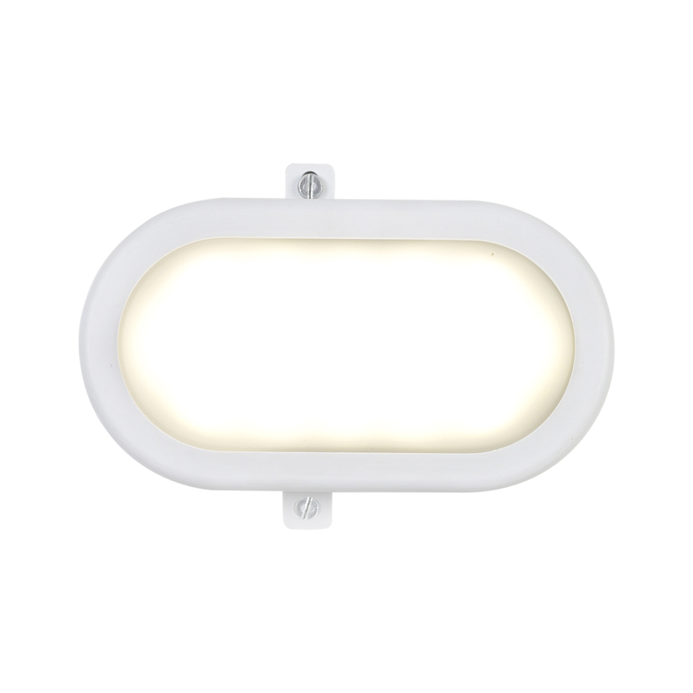 LED Bulkhead 6W Oval White (B249W)
