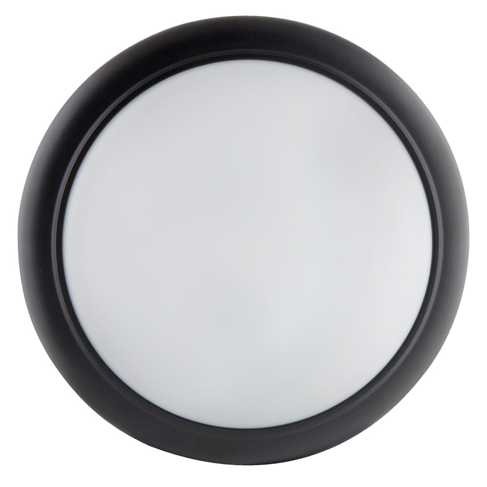 Bulkhead Black 220 -240V 50Hz 15W - Bulkhead Black 220 -240V 60Hz 15W, B279B. (B279B)