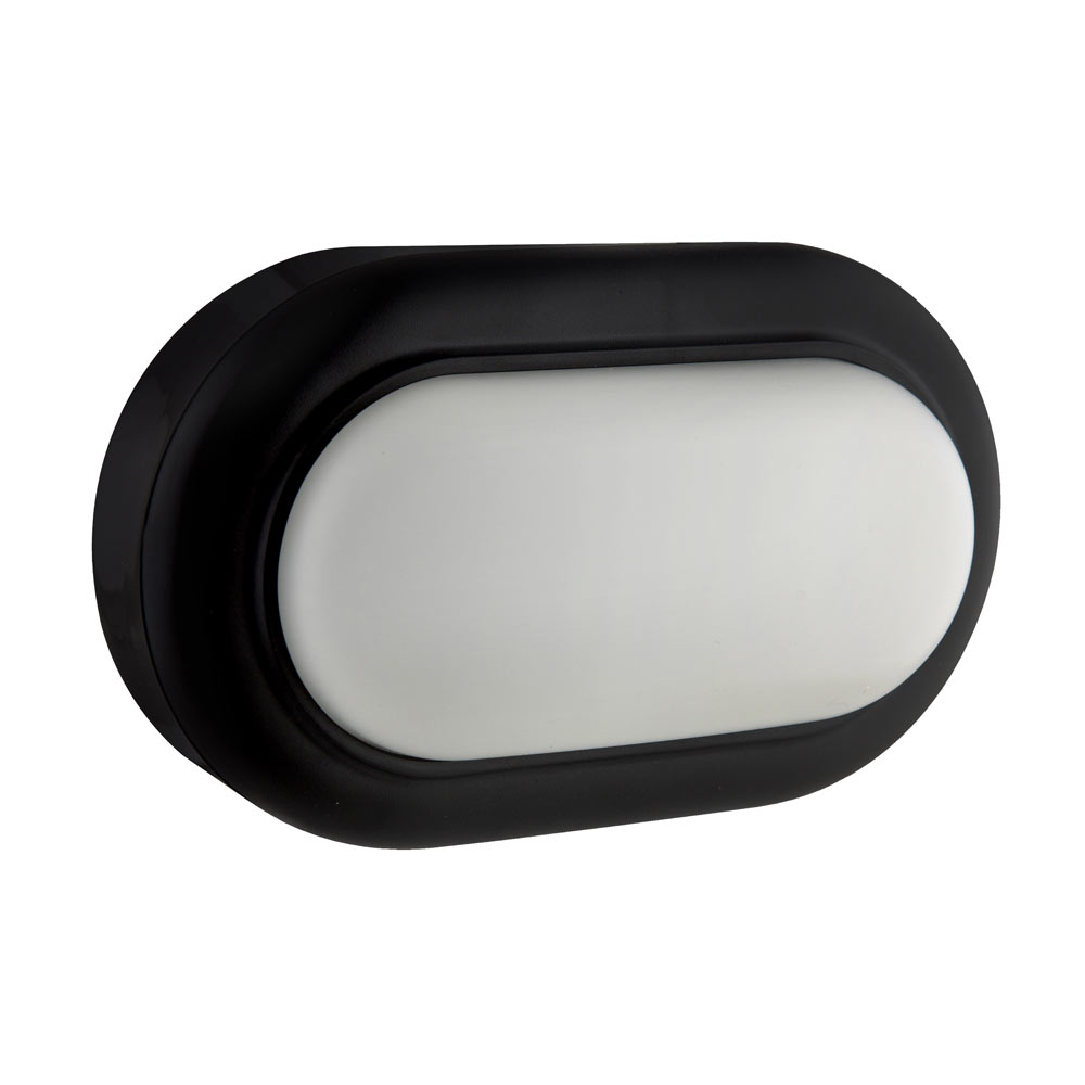 Bulkhead Black 220 -240V 60Hz 8W (B280B)