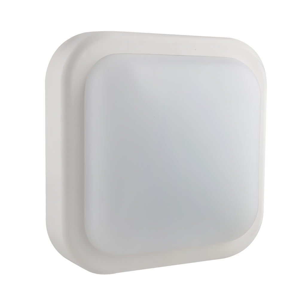 LED 14W Square White Bulkhead (B282W)