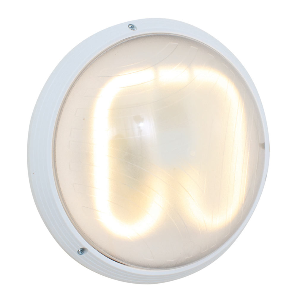 Euro bulkhead clear outdoor white (B4)