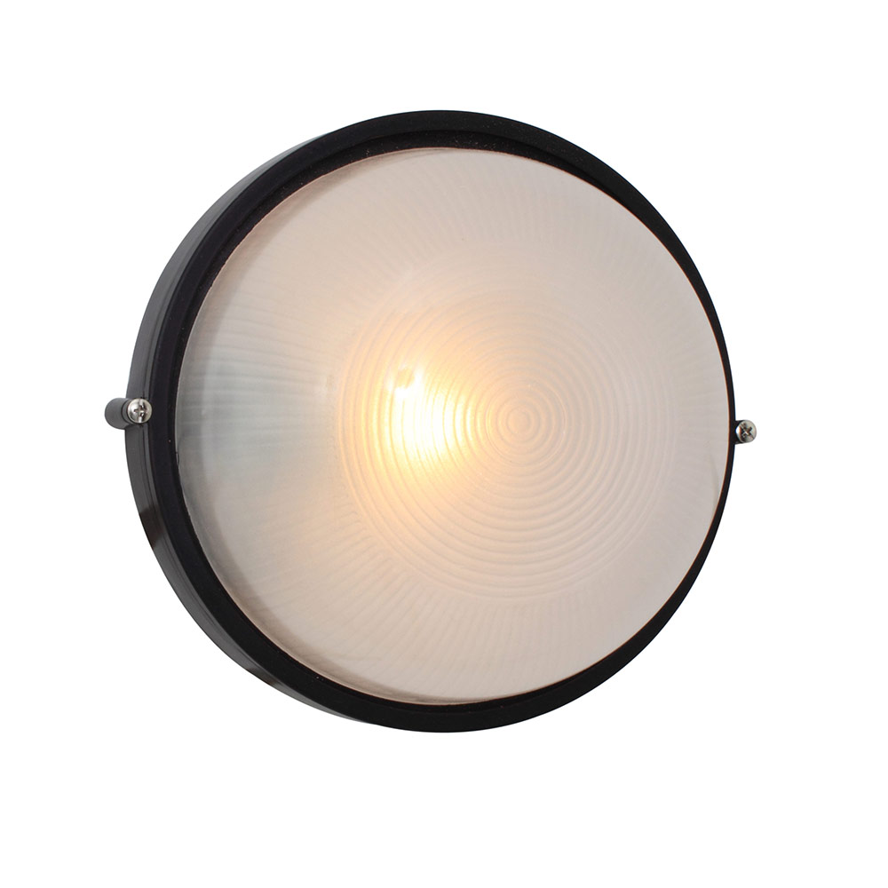 Large round bulkhead black (B42B)