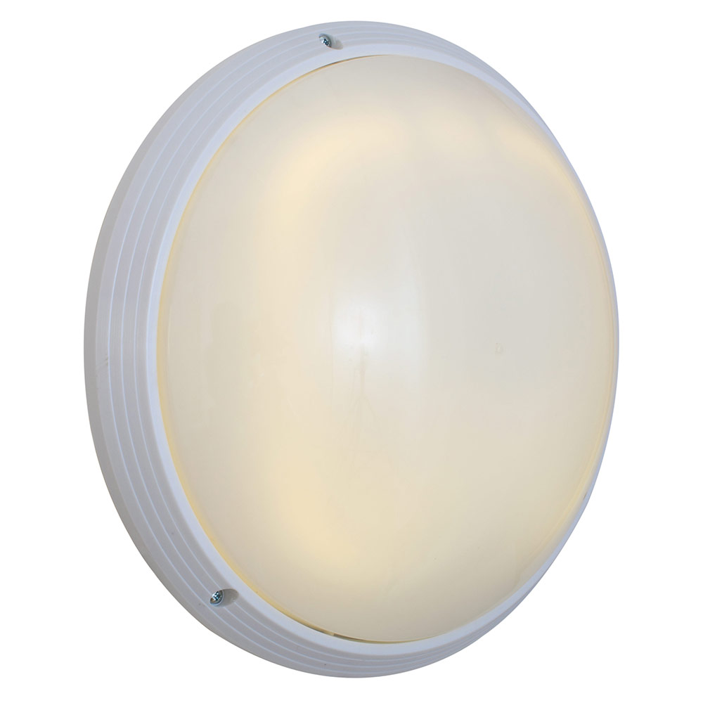Euro bulkhead opal white outdoor 28W (B54)