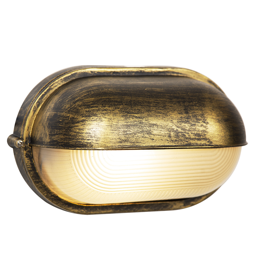 Black Gold Oval Large Eyelid Bulkhead (B9BG)