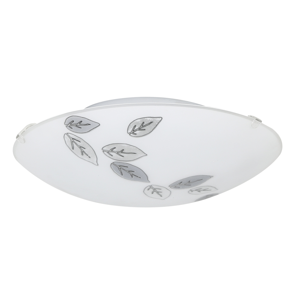 Mars ceiling light leaves frost glass (C192)