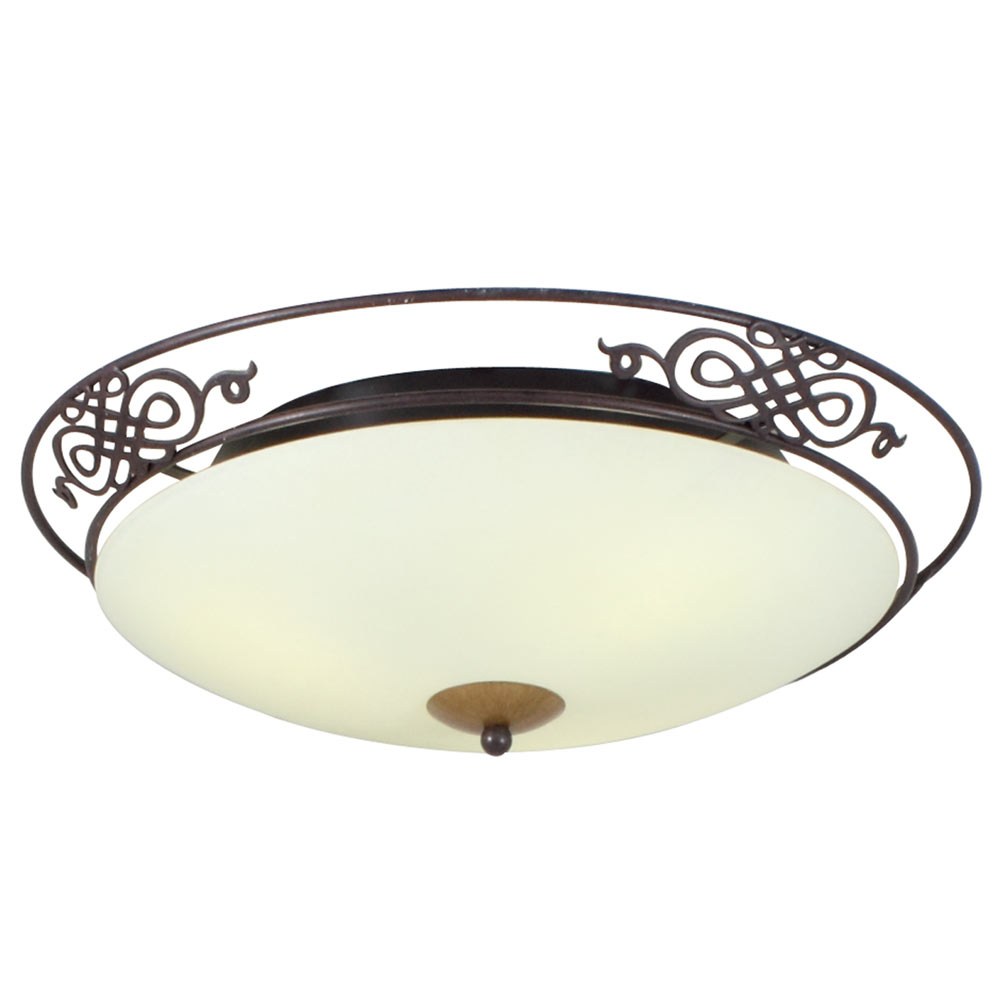Mestre ceiling light antique brown / gold 475mm (C246)