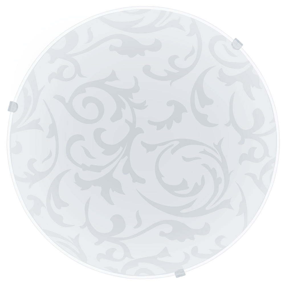 Mars round ceiling light floral white (C283)