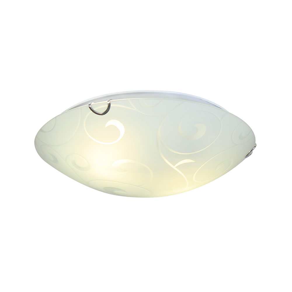 Ceiling Light Floral Pattern  - Excl 2 x E27 40w (C396)