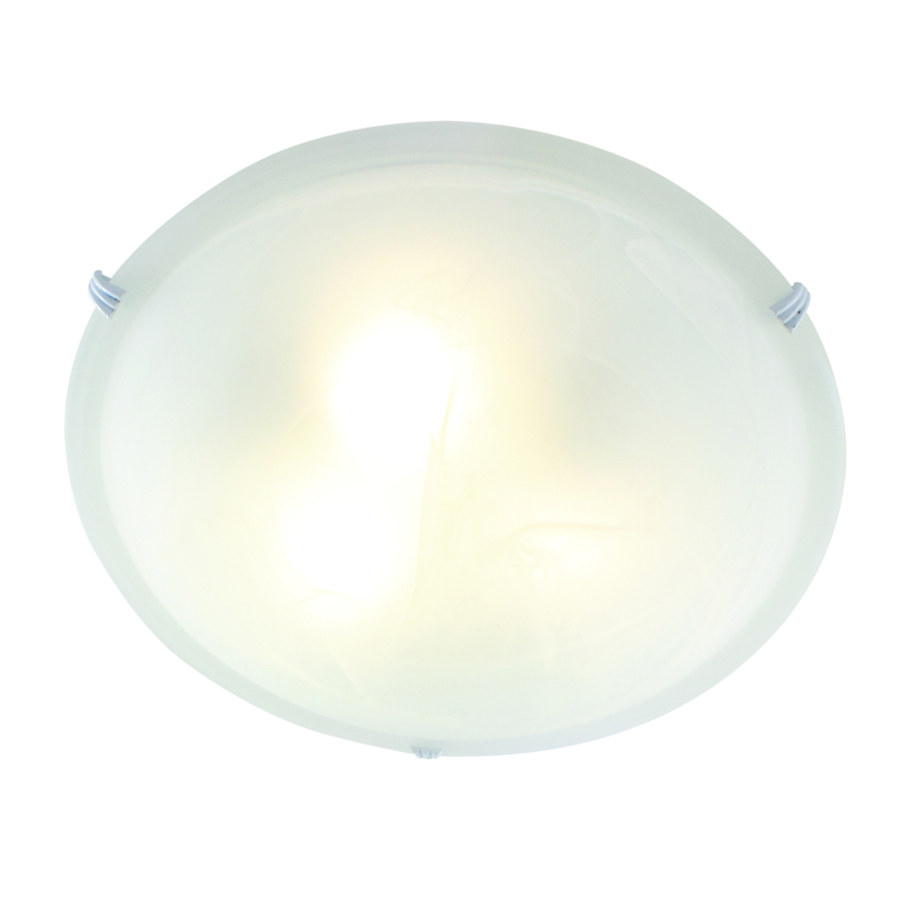 Alabaster Ceiling 400mm White E27 (C49W)
