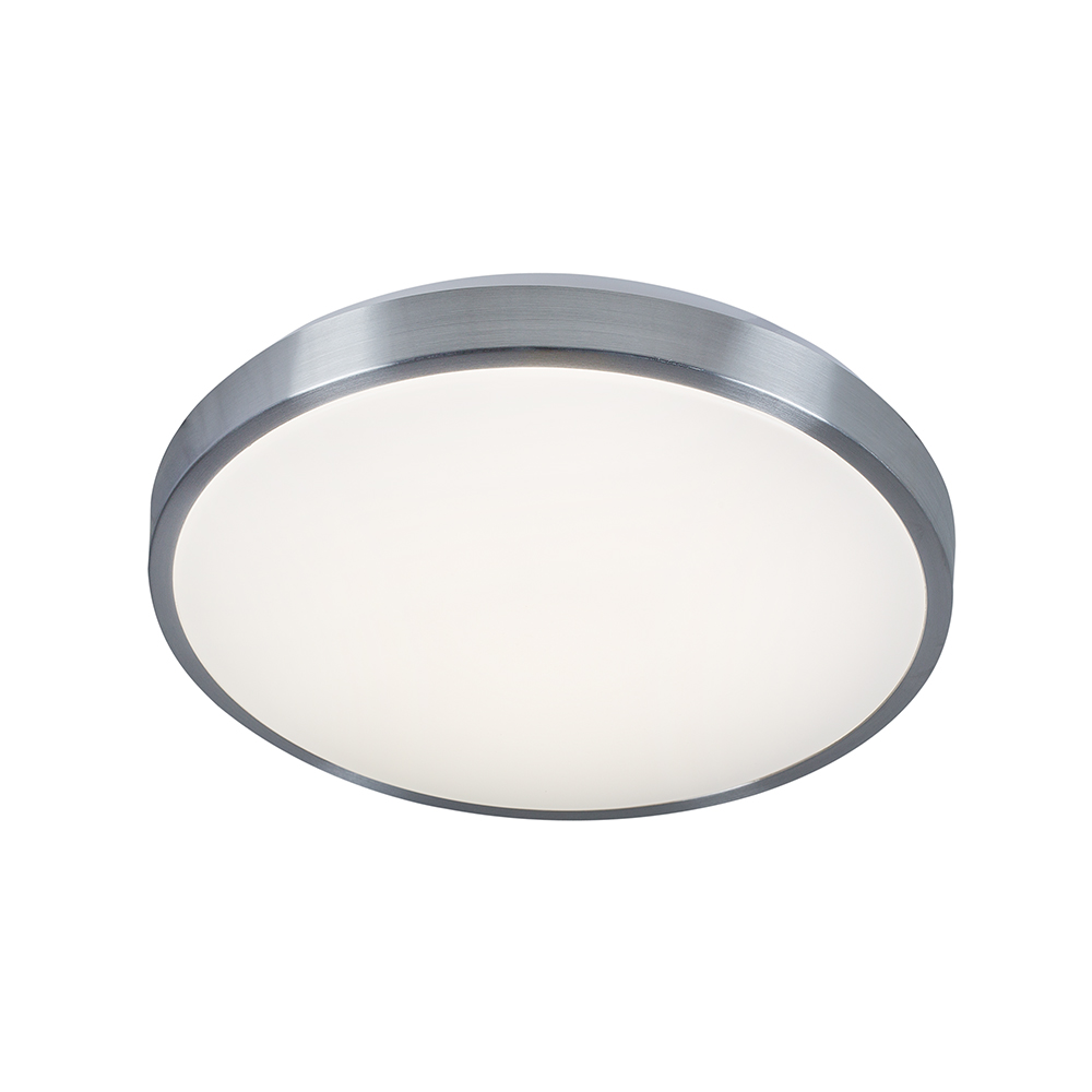 LED ceiling light 12W silver rim 4000K (C545)