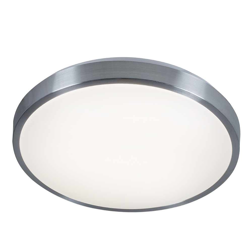 LED Power C/Light 325mm Silver Rim - LED ceiling light 24W silver rim 4000K, C547. (C547)