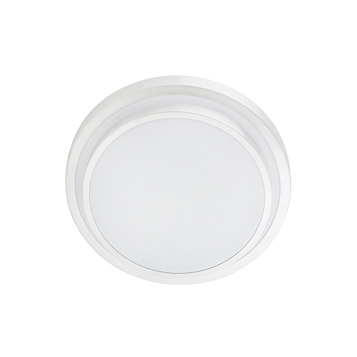 LED ceiling light 12W tiered silver 4000K (C548)