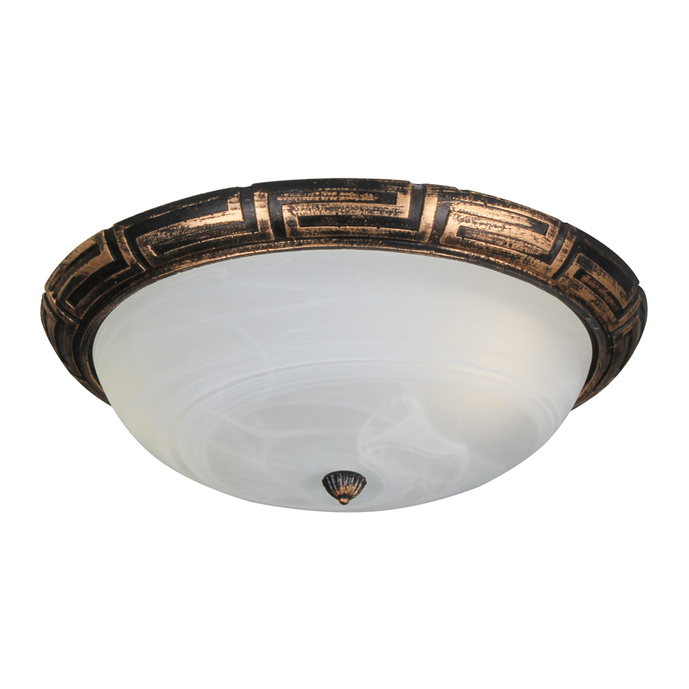 Ceiling Greek design 2x 60W rust (C57)