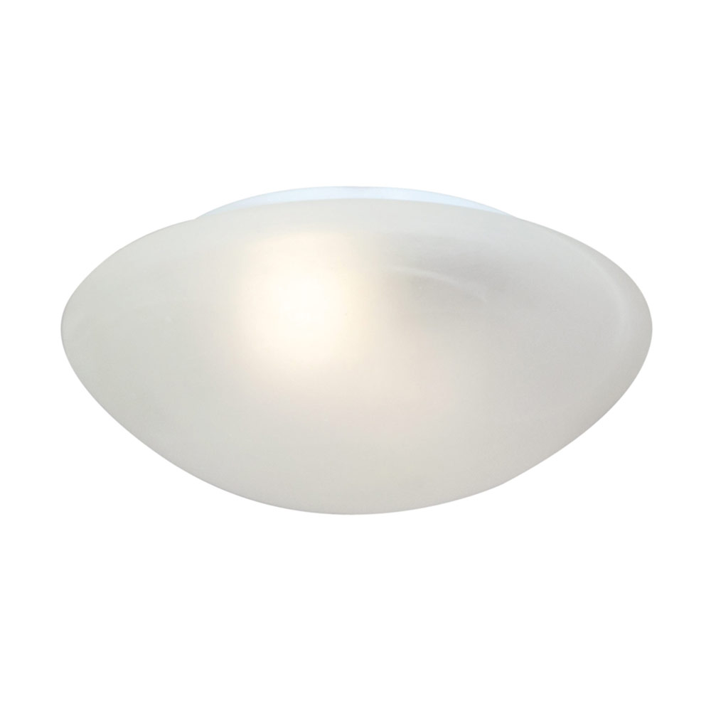 Bathroom Round Alabaster Ceiling Light (280mm) Excl 2 x E27 40W GLS (C9)
