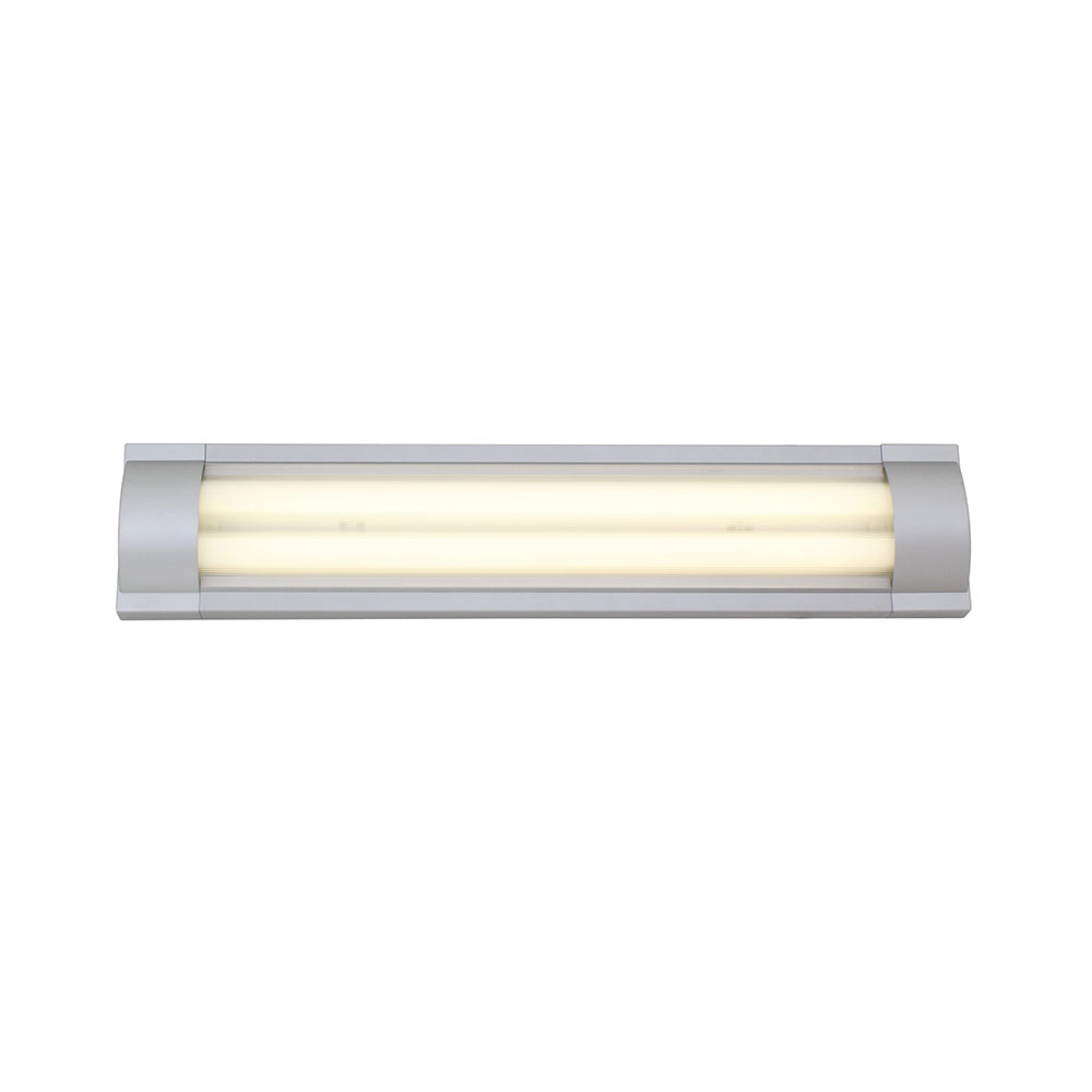 Fluorescent 2x 18W silver (C92)