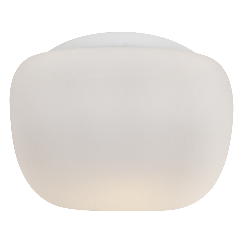 Cheese fitting square opal glass 200mm (C94)