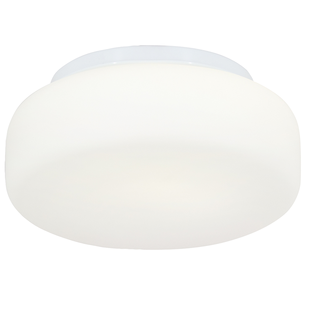 Cheese fitting round opal glass 250mm (C95)