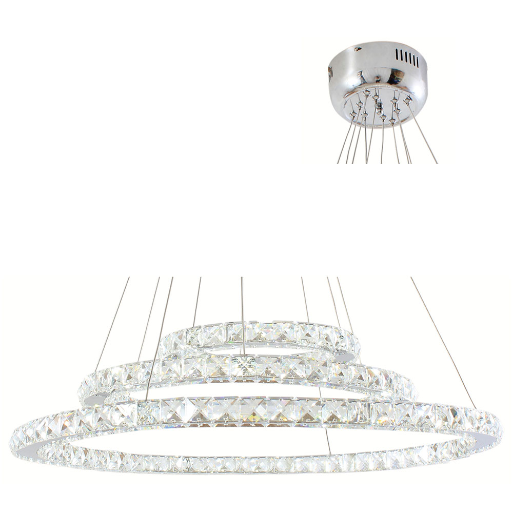 Orbit LED crystal chandelier (CH244)