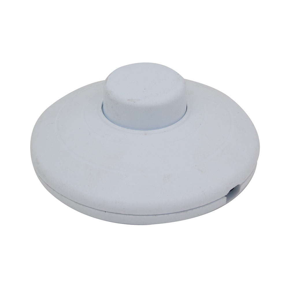 White Plastic Foot Switch (CO72W)