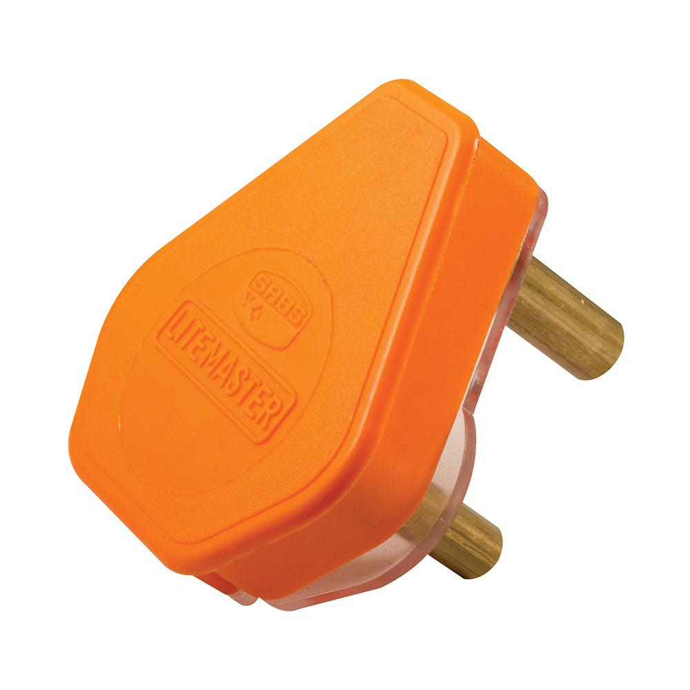 PLG 16A 3PIN NYL ORANGE (CT1057P)