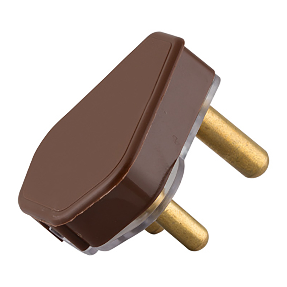 PLG 16A 3PIN NYL NUT BROWN (CT1058P)