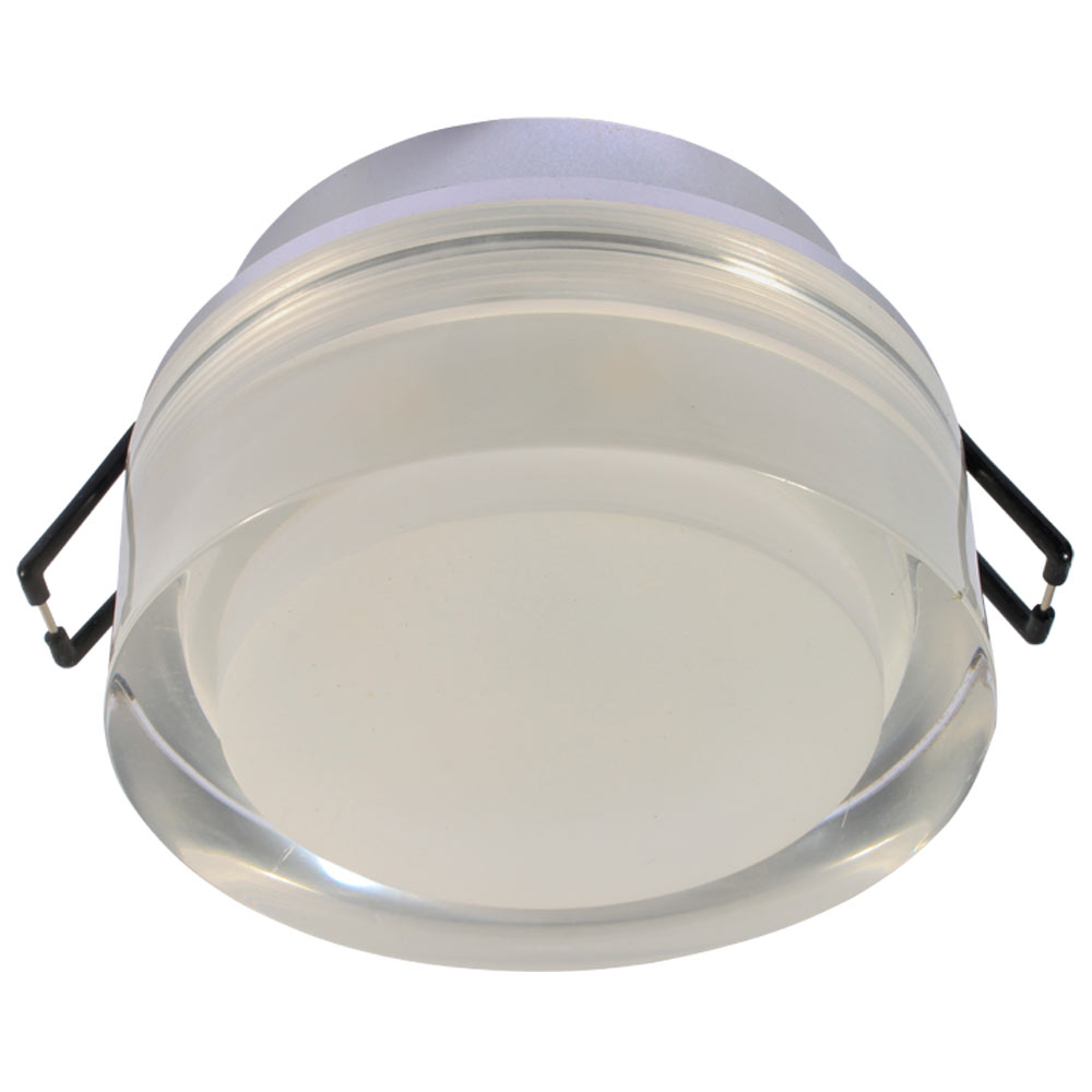 Round Bathroom D/Light with ArcylicShade Incl.6x1W WW LEDs & Driver - Round Bathroom D/Light with ArcylicShade Incl.6x1w WWht LEDs & Driver, D105AA. (D105AA)