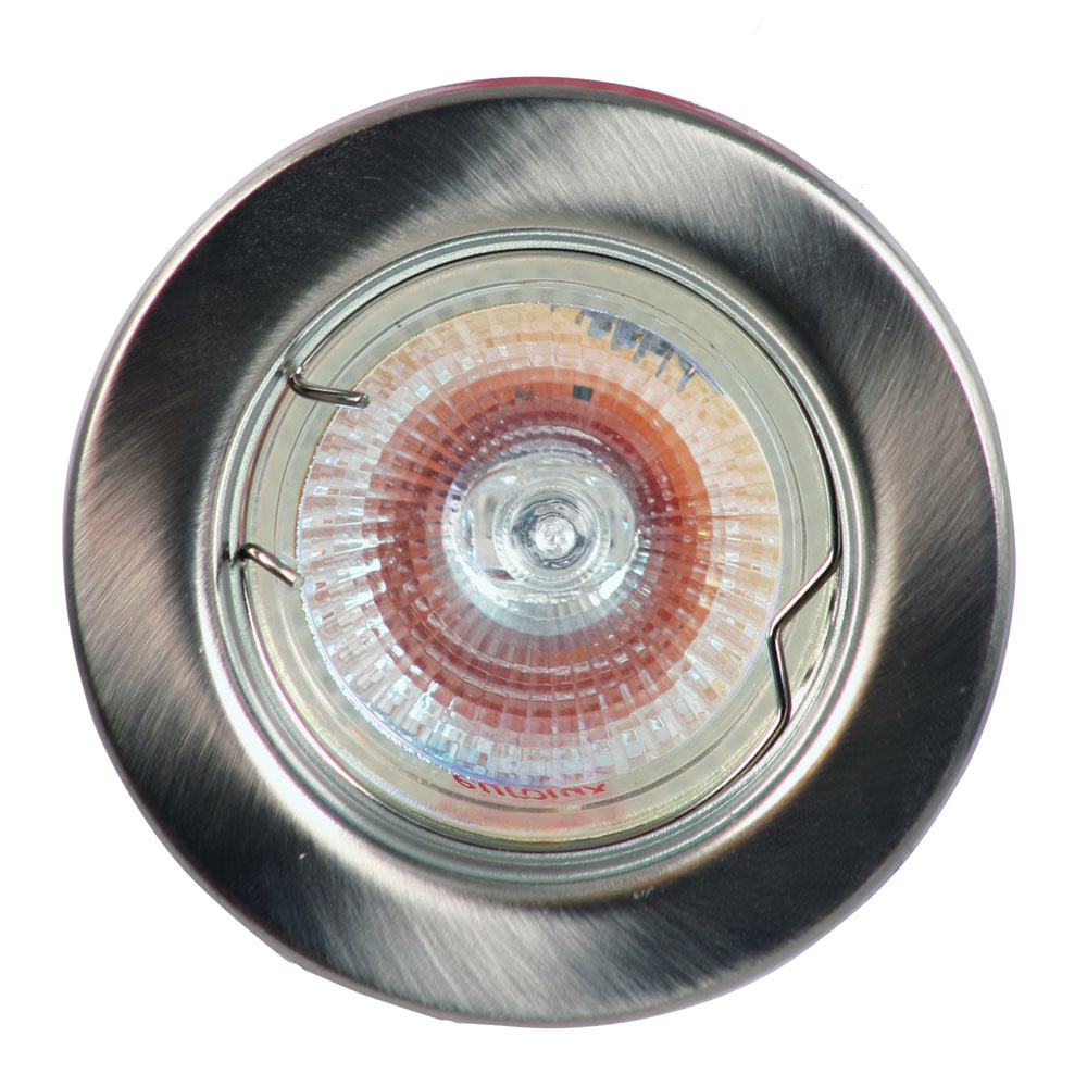 Downlight complete low voltage kit satin chrome - D/LIGHT COMPLETE LOW VOLTAGE KIT SC, D27SC. (D27SC)