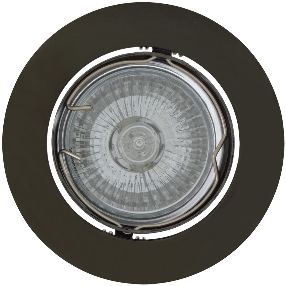 Downlight aluminium tilt rim GU10 gun metal 3pack (D64)