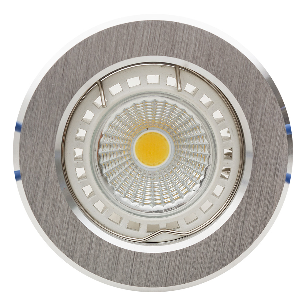 Downlight round straight CNC aluminium (D67)