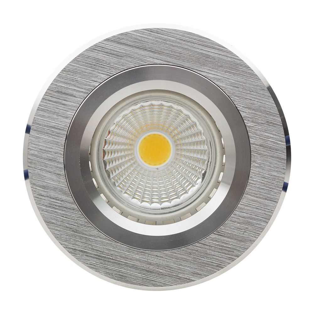 Downlight round straight CNC aluminium (D68)