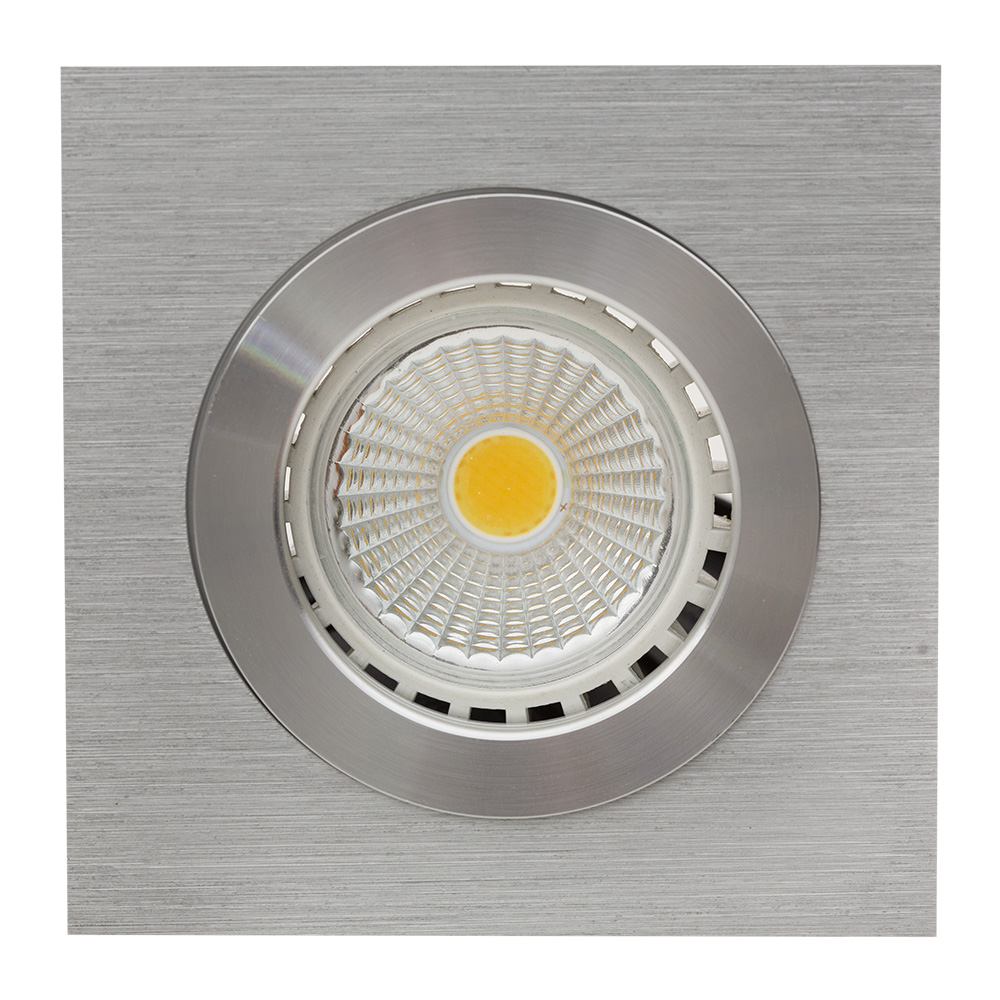 Downlight square straight CNC aluminium (D70)