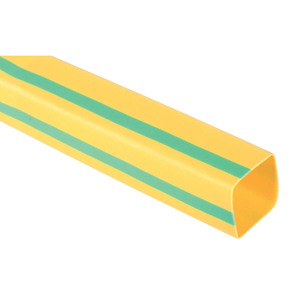 12.7mm Green/Yellow Heat Shrink (EA105)