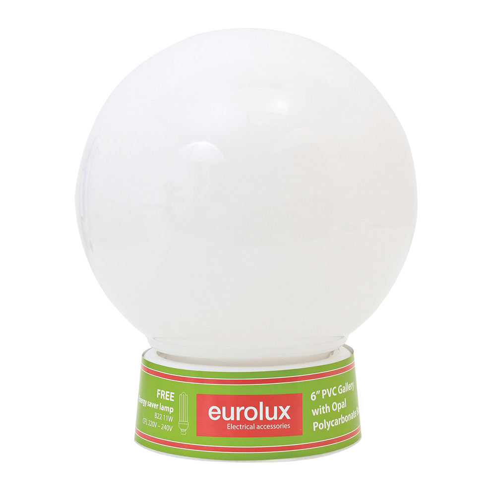 160mm Budget Light (Incl. Lamp) - 160mm Budget Light Incl. B22 11W Cool White CFL Lamp, EA176. (EA176)