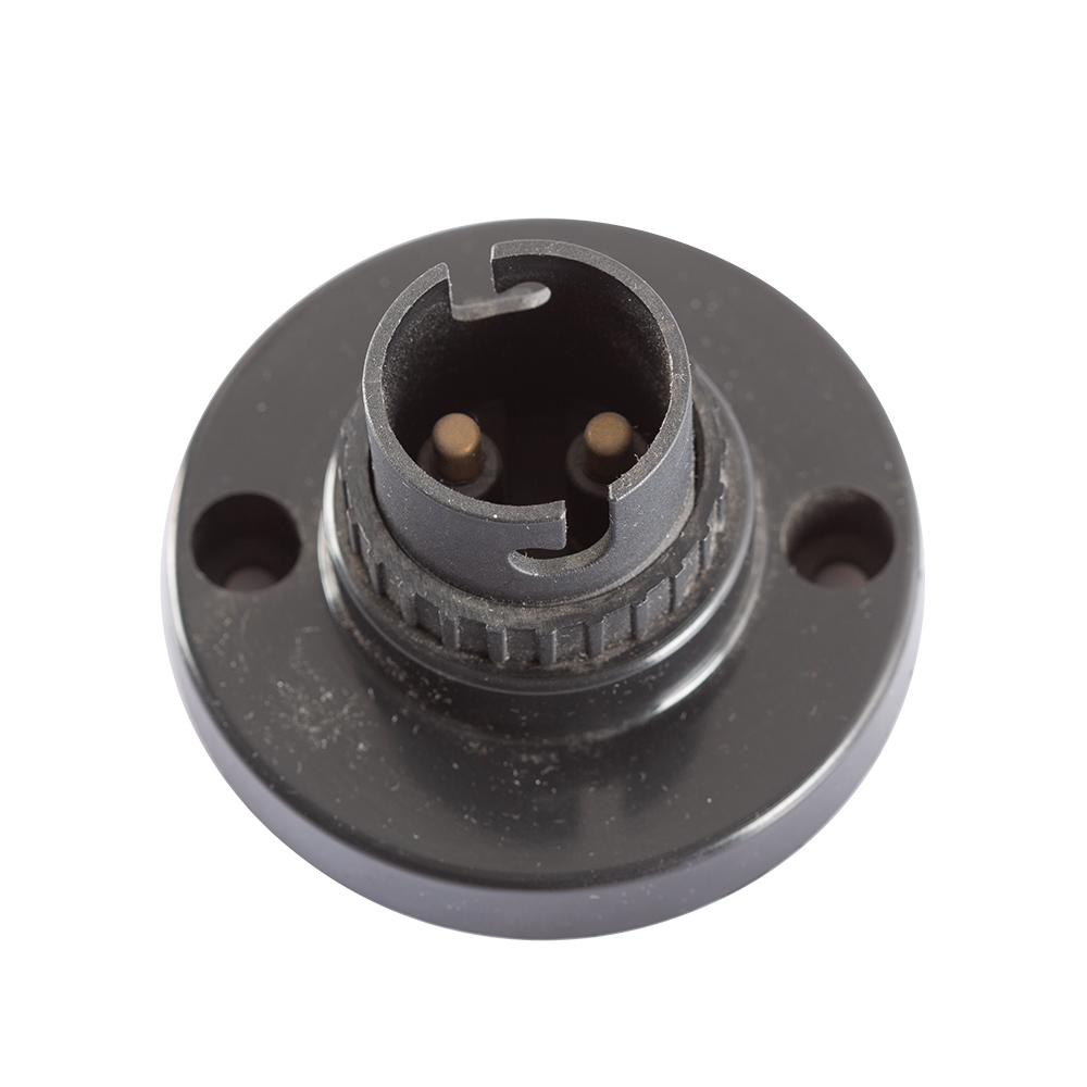 B22 Black Nylon Batten Lamp Holder (EA177BK)